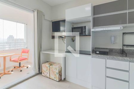 Cozinha de apartamento à venda com 1 quarto, 24m² em Butantã, São Paulo