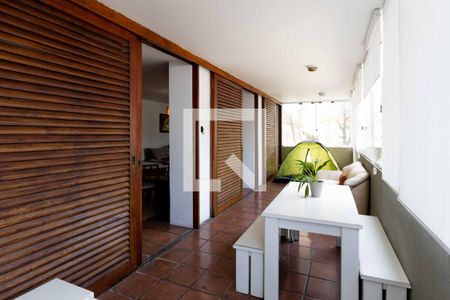 Varanda da Sala de apartamento para alugar com 3 quartos, 131m² em Loteamento Joao Batista Juliao, Guarujá