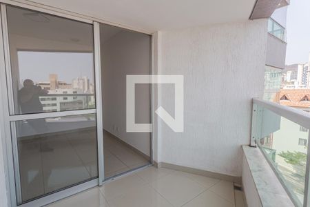 Varanda da Sala de apartamento à venda com 2 quartos, 69m² em Serra, Belo Horizonte