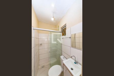 Banheiro de kitnet/studio para alugar com 1 quarto, 20m² em Havaí, Belo Horizonte