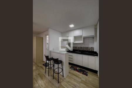 Cozinha de apartamento à venda com 1 quarto, 25m² em Vila Ré, São Paulo