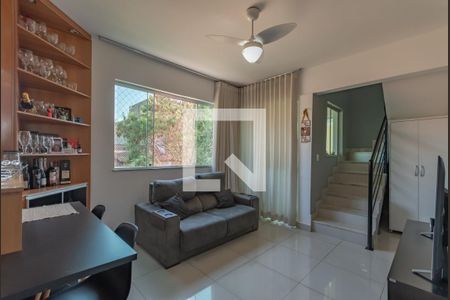 Sala  de apartamento à venda com 3 quartos, 155m² em Santa Rosa, Belo Horizonte