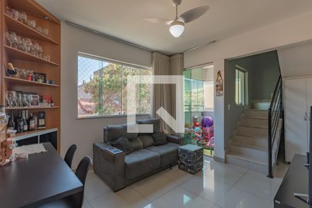 Sala  de apartamento à venda com 3 quartos, 155m² em Santa Rosa, Belo Horizonte