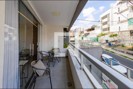 Varanda de apartamento para alugar com 3 quartos, 115m² em Nova Granada, Belo Horizonte