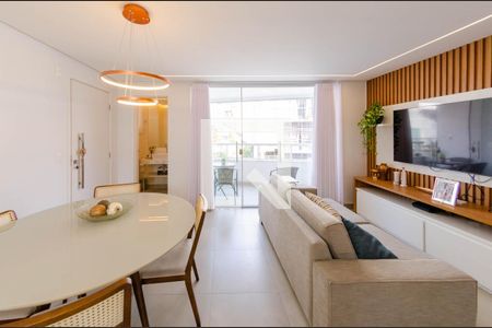 Sala de apartamento para alugar com 3 quartos, 115m² em Nova Granada, Belo Horizonte