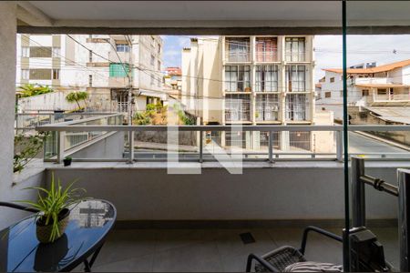 Varanda de apartamento para alugar com 3 quartos, 115m² em Nova Granada, Belo Horizonte