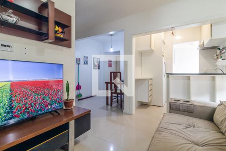 Sala de apartamento à venda com 1 quarto, 42m² em Azenha, Porto Alegre