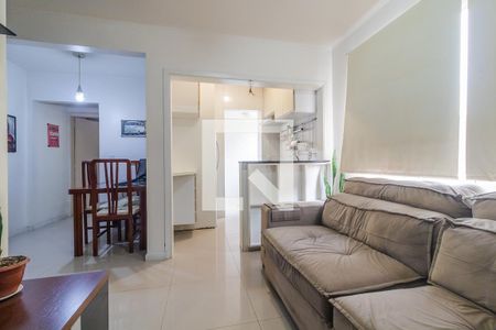 Sala de apartamento à venda com 1 quarto, 42m² em Azenha, Porto Alegre