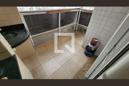 Varanda da Sala de apartamento para alugar com 3 quartos, 77m² em Ponta da Praia, Santos