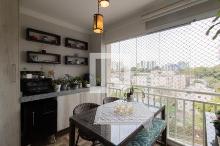 Varanda Gourmet de apartamento à venda com 3 quartos, 75m² em Vila Leonor, Guarulhos