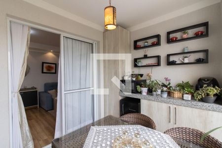 Varanda Gourmet de apartamento à venda com 3 quartos, 75m² em Vila Leonor, Guarulhos