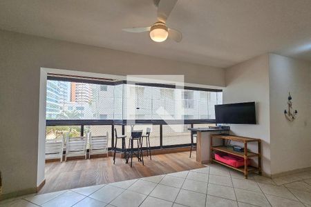 Sala de apartamento para alugar com 3 quartos, 190m² em Vila Luis Antonio, Guarujá