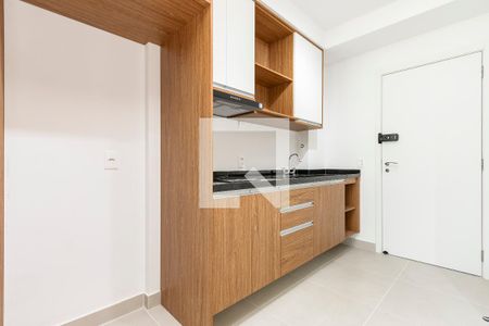 Cozinha de kitnet/studio à venda com 1 quarto, 33m² em Jardim das Acacias, São Paulo