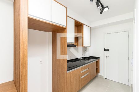 Cozinha de kitnet/studio para alugar com 1 quarto, 33m² em Jardim das Acacias, São Paulo