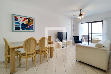 Sala de apartamento para alugar com 2 quartos, 87m² em Vila Caiçara, Praia Grande