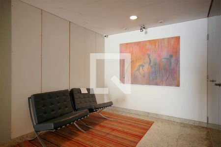 Área comum de kitnet/studio à venda com 1 quarto, 88m² em Lourdes, Belo Horizonte