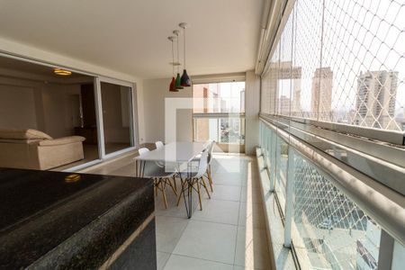 Varanda Gourmet de apartamento para alugar com 3 quartos, 150m² em Vila Romana, São Paulo