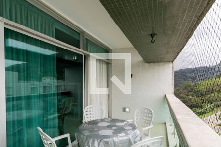 Varanda da Sala de apartamento para alugar com 4 quartos, 167m² em Mar E Céu, Guarujá