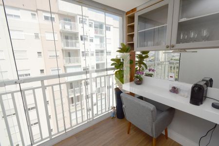 Varanda da Sala de apartamento para alugar com 2 quartos, 54m² em Socorro, São Paulo