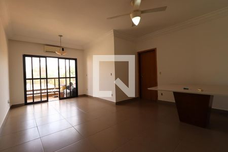 Sala de apartamento para alugar com 3 quartos, 98m² em Jardim Irajá, Ribeirão Preto