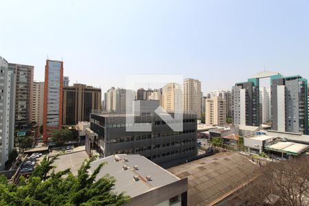 Vista da Sala de kitnet/studio para alugar com 2 quartos, 40m² em Moema, São Paulo