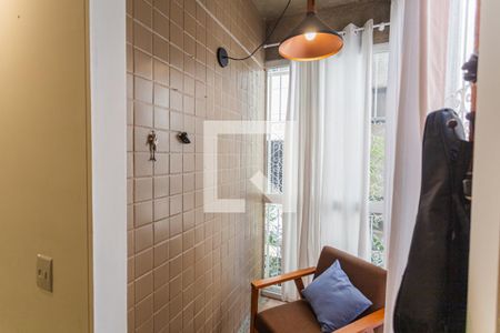 Varanda da Sala de apartamento à venda com 2 quartos, 80m² em Serra, Belo Horizonte