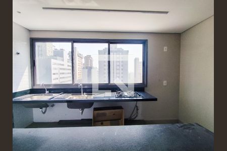 Sala/Cozinha de apartamento para alugar com 2 quartos, 122m² em Funcionários, Belo Horizonte