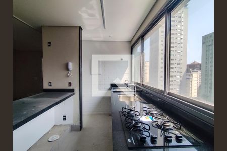 Sala/Cozinha de apartamento para alugar com 2 quartos, 122m² em Funcionários, Belo Horizonte