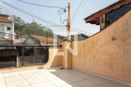 Varanda da Suíte 1 de casa à venda com 3 quartos, 263m² em Montanhão, São Bernardo do Campo