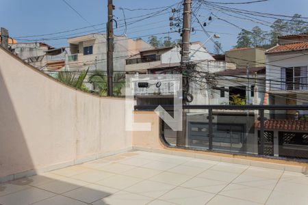 Varanda da Suíte 1 de casa à venda com 3 quartos, 263m² em Montanhão, São Bernardo do Campo