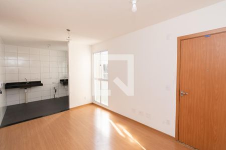 Sala de apartamento para alugar com 2 quartos, 43m² em Chácara Cotia, Contagem