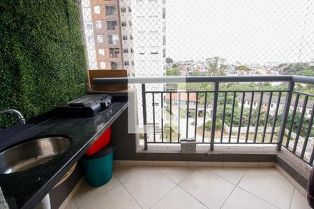 Varanda da Sala de apartamento à venda com 2 quartos, 55m² em Vila Andrade, São Paulo