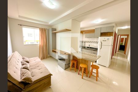 Sala de apartamento para alugar com 2 quartos, 62m² em Ingleses do Rio Vermelho, Florianópolis