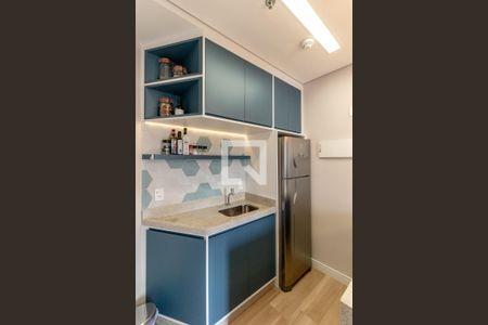 Cozinha de apartamento à venda com 1 quarto, 30m² em Moema, São Paulo