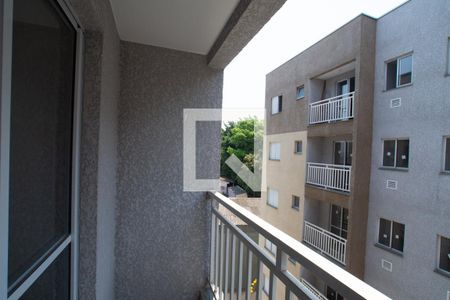 Varanda da Sala de apartamento para alugar com 1 quarto, 37m² em Jardim do Triunfo, Guarulhos