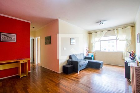 Sala de apartamento à venda com 3 quartos, 98m² em Vila Alzira, Santo André