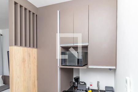 Cozinha de kitnet/studio à venda com 1 quarto, 18m² em Perdizes, São Paulo