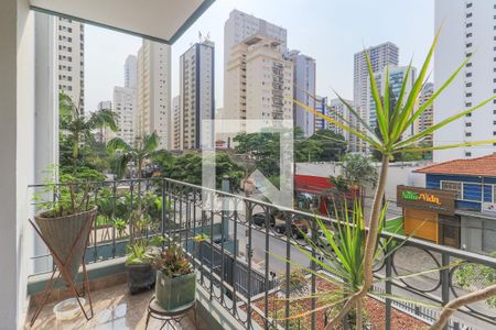 Varanda da Sala de apartamento para alugar com 3 quartos, 100m² em Brooklin, São Paulo