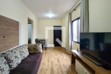 Sala de apartamento para alugar com 2 quartos, 70m² em Vila Tupi, Praia Grande