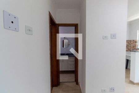 Banheiro Corredor de apartamento à venda com 1 quarto, 36m² em Vila Ré, São Paulo