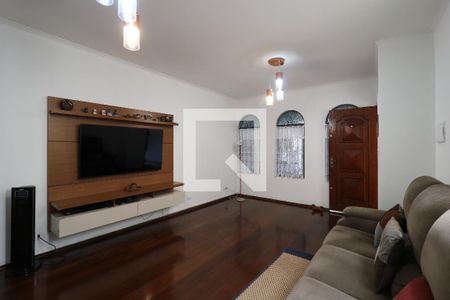 Sala de casa à venda com 3 quartos, 152m² em Vila Scarpelli, Santo André