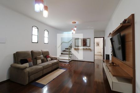 Sala de casa à venda com 3 quartos, 152m² em Vila Scarpelli, Santo André