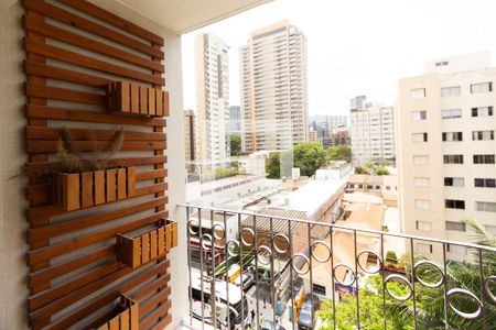 Varanda Sala de apartamento para alugar com 2 quartos, 70m² em Vila Olímpia, São Paulo