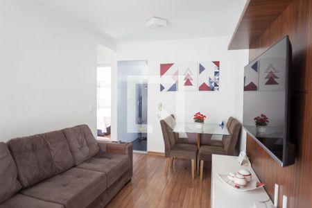 sala de apartamento à venda com 2 quartos, 48m² em Linda Vista, Contagem