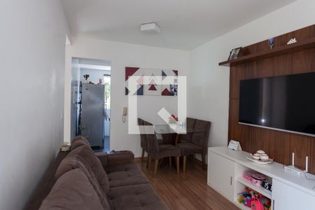 sala de apartamento à venda com 2 quartos, 48m² em Linda Vista, Contagem