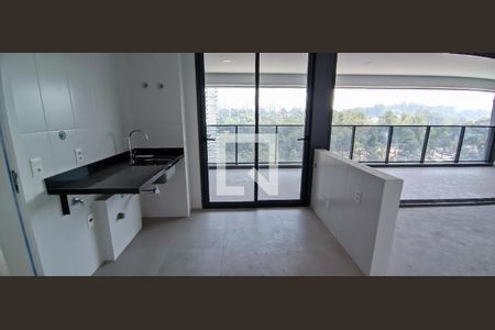 Sala/Cozinha de apartamento à venda com 2 quartos, 142m² em Jardim Morumbi, São Paulo