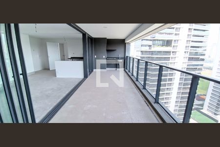 Varanda da Sala de apartamento à venda com 2 quartos, 142m² em Jardim Morumbi, São Paulo