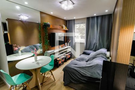 Sala de apartamento à venda com 2 quartos, 48m² em Jardim Novo Taboao, São Paulo