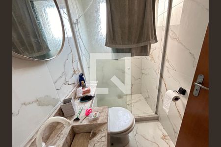 Banheiro da Suíte de apartamento à venda com 3 quartos, 90m² em Cascadura, Rio de Janeiro