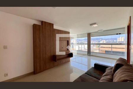 sala de apartamento à venda com 4 quartos, 130m² em Sagrada Família, Belo Horizonte